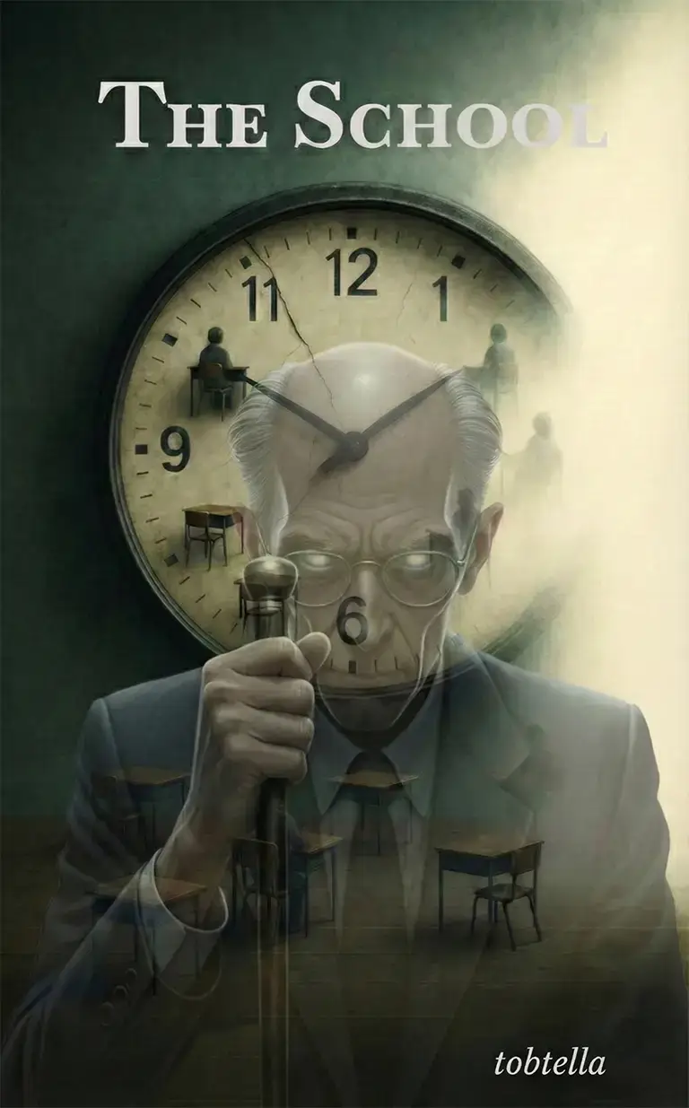 Book cover for The School